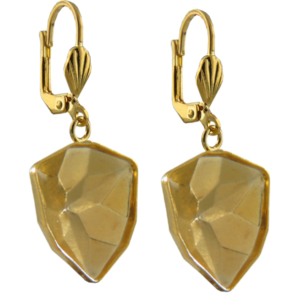 Empty Jewelry Earrings Setting for Dreamtime Crystal 4706 12 mm. Pair.