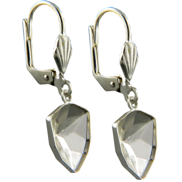 Empty Jewelry Earrings Setting for Dreamtime Crystal 4706 17 mm. Pair.