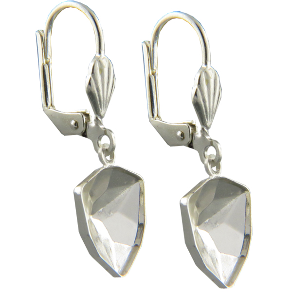 Empty Jewelry Earrings Setting for Dreamtime Crystal 4706 12 mm. Pair.