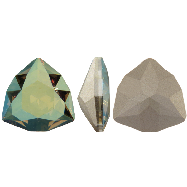 Dreamtime Crystal 4706 Trilliant Fancy Stone Crystal Verde 12mm