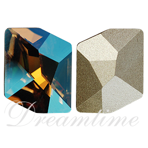 Dreamtime Crystal 4739 Cosmic Fancy Stone Crystal Verde 14x11mm