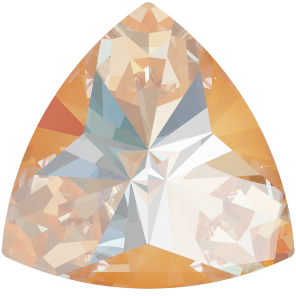 Dreamtime Crystal DC 4799 Prismatic Triangle Fancy Stone Crystal Peach DeLite 20x20.4mm