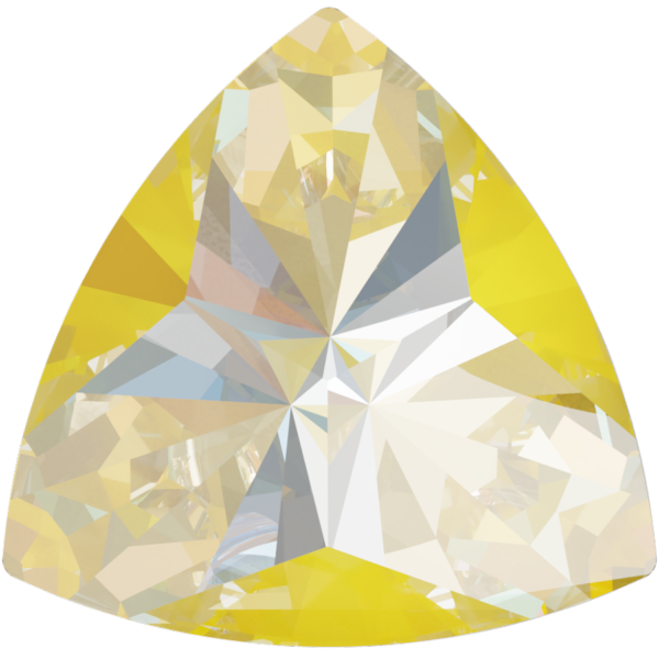 Dreamtime Crystal DC 4799 Prismatic Triangle Fancy Stone Crystal Sunshine DeLite 14x14.3mm