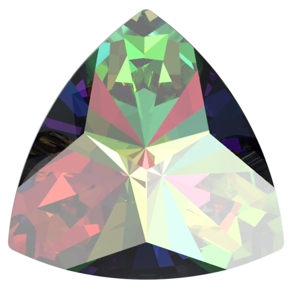 Dreamtime Crystal DC 4799 Prismatic Triangle Fancy Stone Crystal Vitrail Medium 9.2x9.4mm