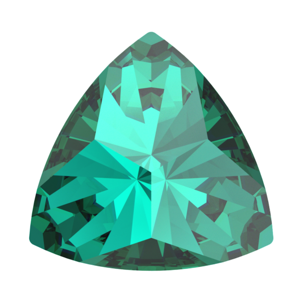 Dreamtime Crystal DC 4799 Prismatic Triangle Fancy Stone Emerald 14x14.3mm