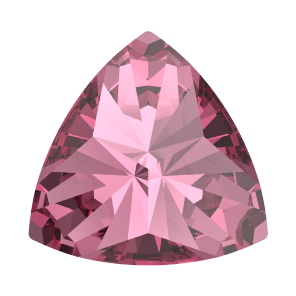 Dreamtime Crystal DC 4799 Prismatic Triangle Fancy Stone Rose 14x14.3mm