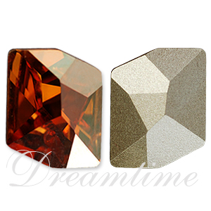 Dreamtime Crystal 4739 Cosmic Fancy Stone Crystal Chili Pepper 20x16mm