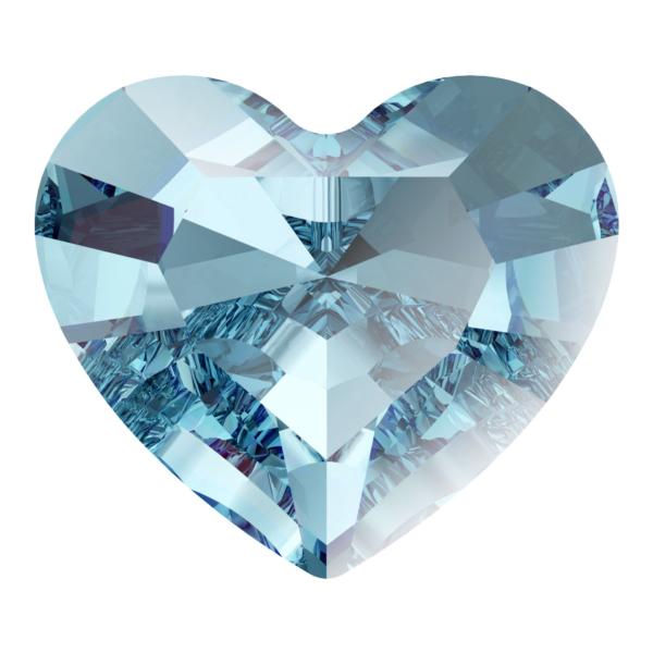Dreamtime Crystal 4883 Mini Heart Fancy Stone Aquamarine 3.6x3.1mm