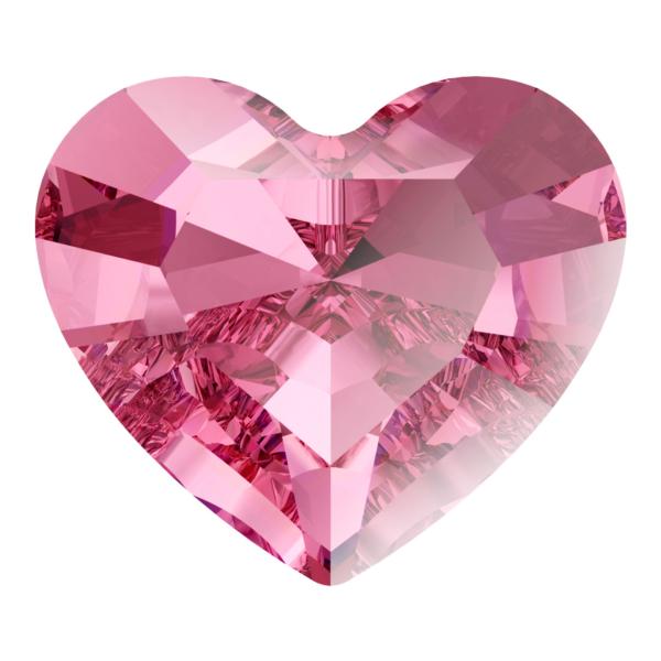 Dreamtime Crystal 4883 Mini Heart Fancy Stone Rose 3.6x3.1mm