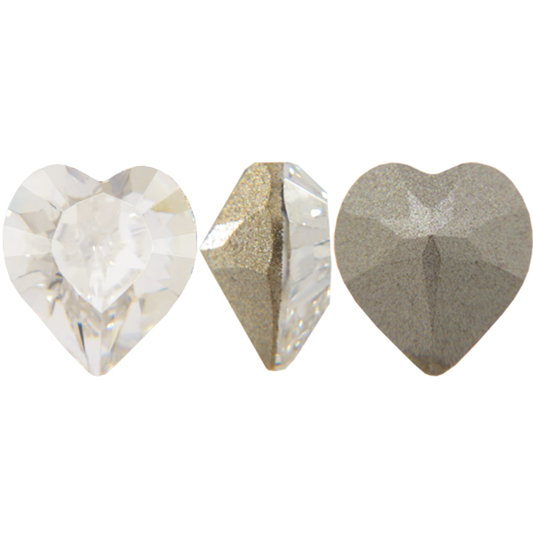 Swarovski 4884 Xilion Heart Fancy Stone Crystal 6.6x6mm