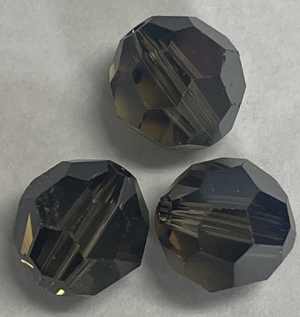 Dreamtime Crystal DC 5000 Round Bead Smoky Quartz Satin 8mm