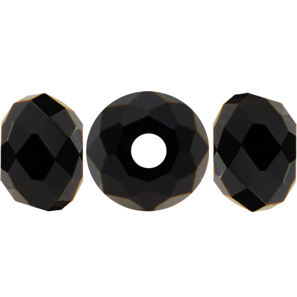 Swarovski 5040 Briolette Bead Jet 4mm