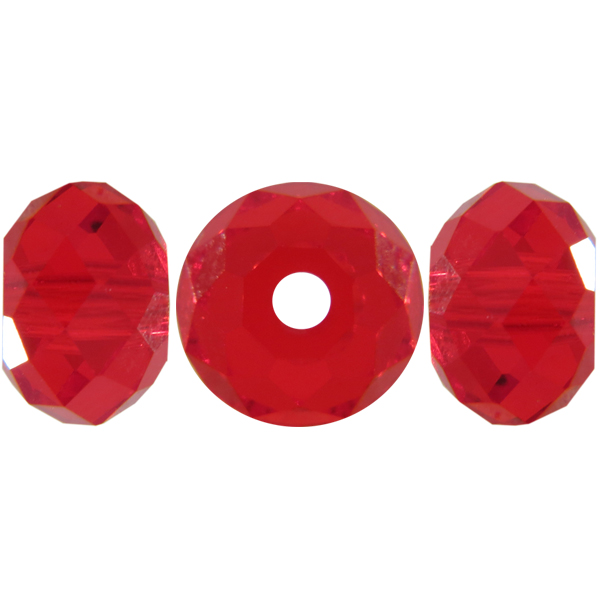 Swarovski 5040 Briolette Bead Light Siam 6mm