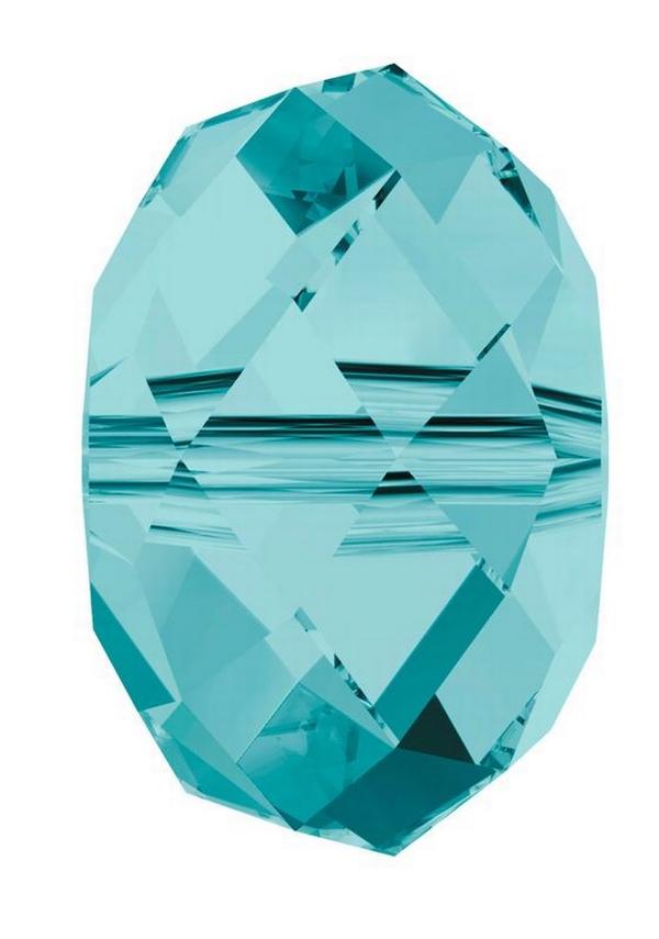 Dreamtime Crystal DC 5040 Briolette Bead Light Turquoise 6mm