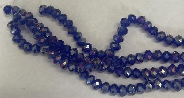 Spark Briolette Beads Cobalt AB 6mm