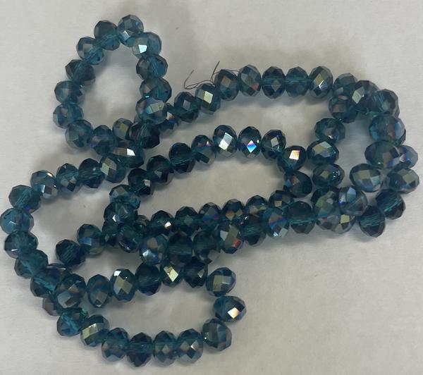 Spark Briolette Beads Emerald AB 6mm