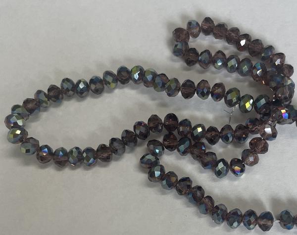 Spark Briolette Beads Light Amethyst AB 6mm