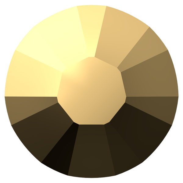 Dreamtime Crystal DC 2038 Hotfix Rhinestone Crystal Aurum SS10