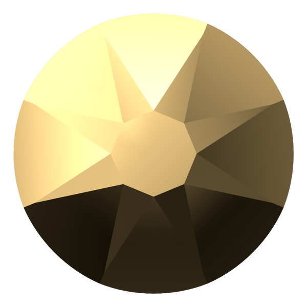 Dreamtime Crystal DC 2088 Flat Back Rhinestone Crystal Aurum SS12