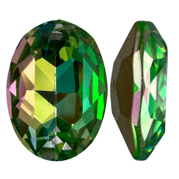 Bling! 4120 Oval Fancy Stone Peridot Luminesse 14x10 mm