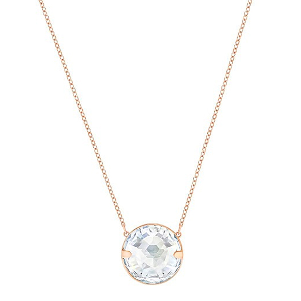 Swarovski Collection Rose Gold Plated Crystal Cut Necklace Dreamtime