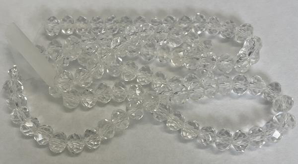 Spark Briolette Beads Crystal 6mm