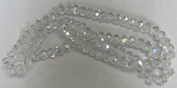 Spark Briolette Beads Crystal AB 6mm