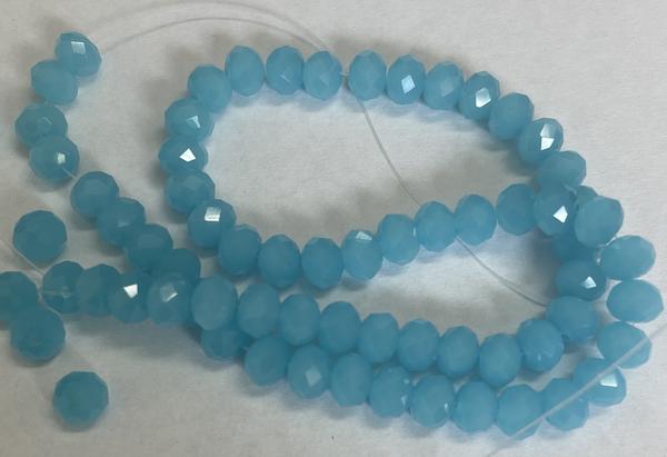 Spark Briolette Beads Caribbean Blue Opal 6mm