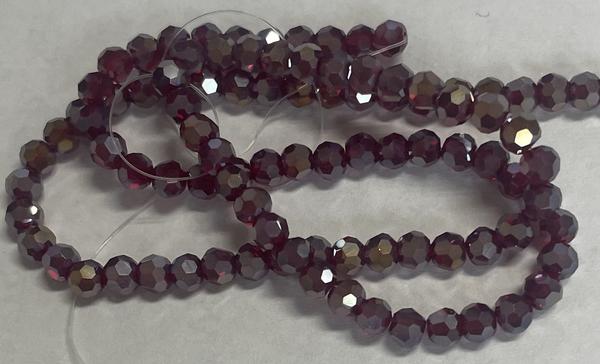 Spark Briolette Beads Light Siam AB 4mm