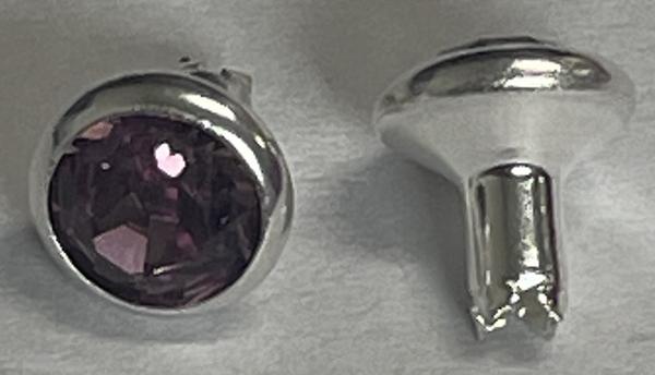 Dreamtime Crystal Rhinestone Rivets in Iris/Silver ss29