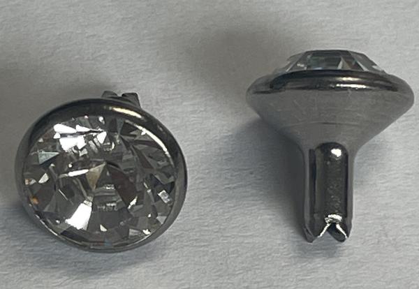 Dreamtime Crystal 53006 Crystal Rivets, ss39 Crystal/Gunmetal