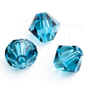 Dreamtime Crystal 5301 Bicone Bead Indicolite 5mm