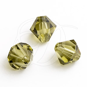 Dreamtime Crystal 5301 Bicone Bead Khaki 5mm