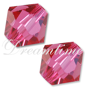 Dreamtime Crystal 5301 Bicone Bead Indian Pink 5mm