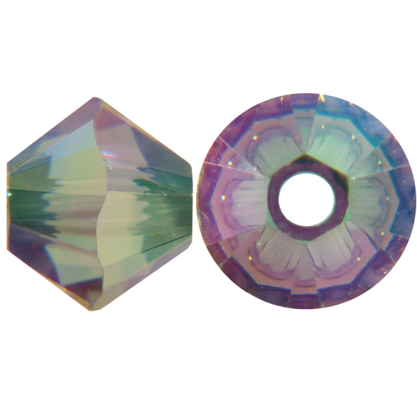 Swarovski 5328 Bicone Bead Crystal Paradise Shine 2X 4mm
