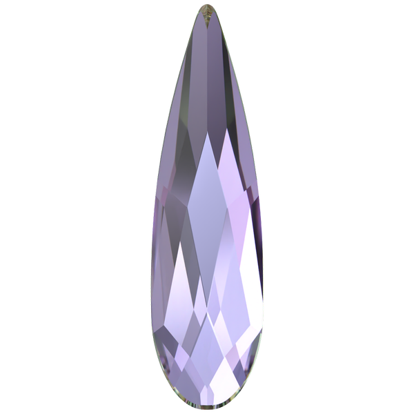 Dreamtime Crystal DC 2304 Raindrop Flat Back Crystal Vitrail Light 10x2.8mm