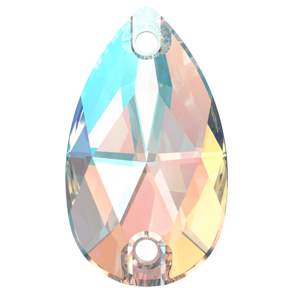 Dreamtime Crystal DC 3230 Pear Sew-on Crystal Shimmer 18x10.5mm