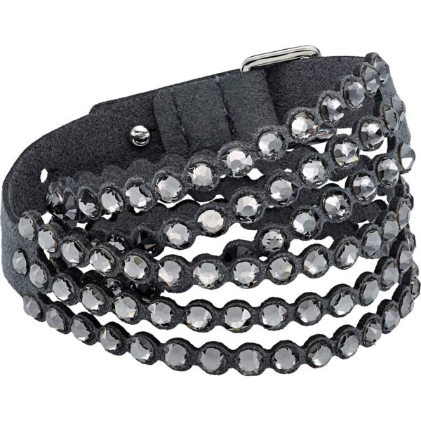 Swarovski Collection Power Bracelet, Dark Gray
