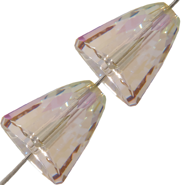 Dreamtime Crystal 5541 Large Dome Bead Crystal Purple Haze 15mm