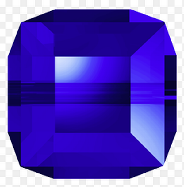 Dreamtime Crystal DC 5601 Cube Beads 4mm Majestic Blue