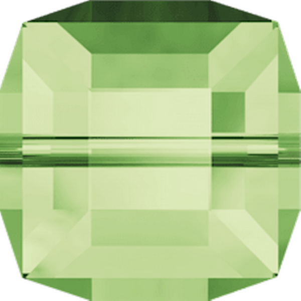 Dreamtime Crystal DC 5601 Cube Beads Peridot 6mm