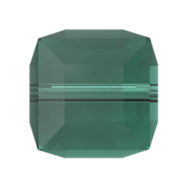 Dreamtime Crystal DC 5601 Cube Beads 8mm Emerald