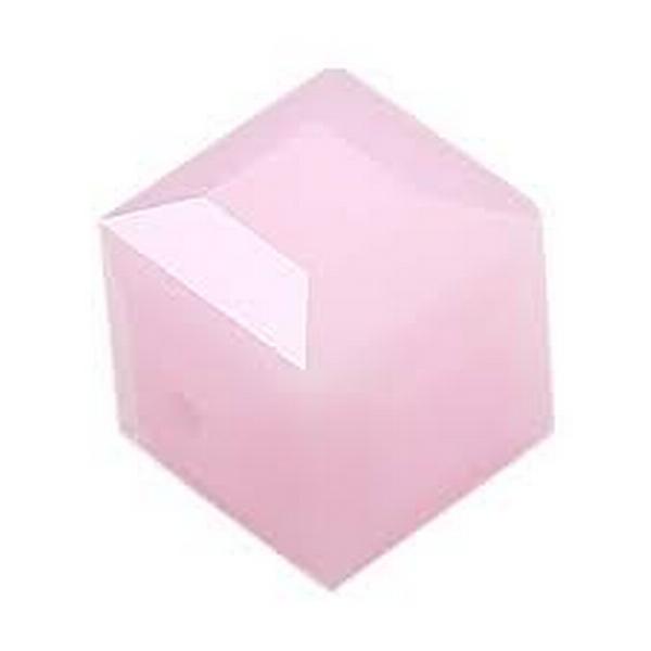 Dreamtime Crystal DC 5601 Cube Beads 4mm Rose Alabaster