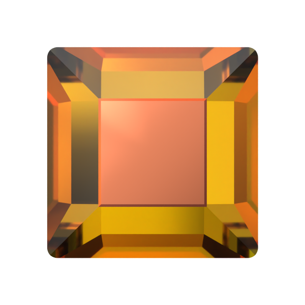 Dreamtime Crystal DC 2400 Square Flat Back Crystal Vitrail Medium 3mm