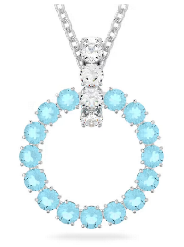 Swarovski Collections Exalta pendantBlue, Rhodium plated