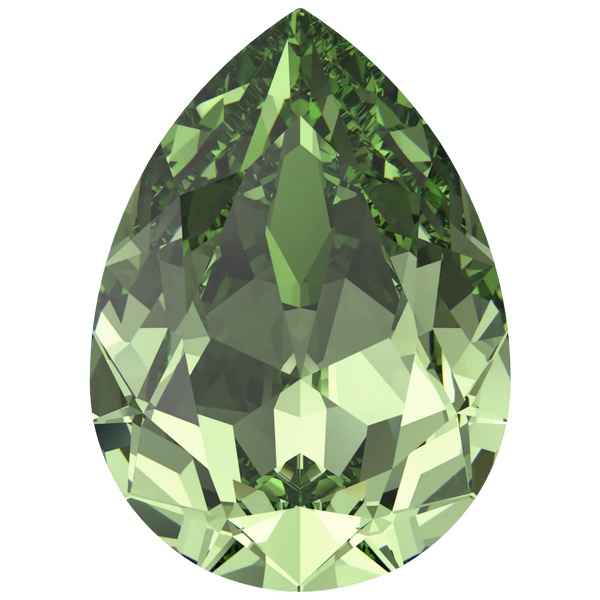 Dreamtime Crystal DC 4327 Large Pear Shaped Fancy Stone Reinvented Peridot 30x20mm