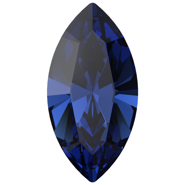 Dreamtime Crystal DC 4228 Navette Fancy Stone Reinvented Dark Sapphire 6x3mm