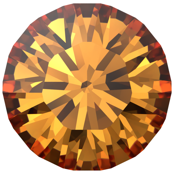 Dreamtime Crystal 1028 Chaton Dark Orange PP09