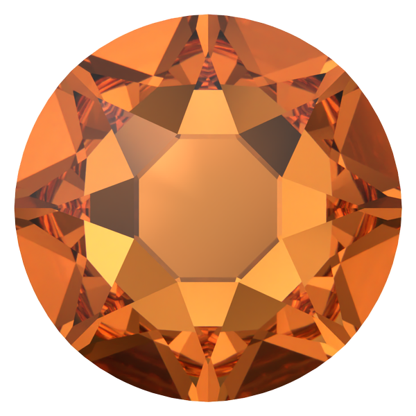 Dreamtime Crystal DC 2078 Hotfix Rhinestone Dark Orange SS12