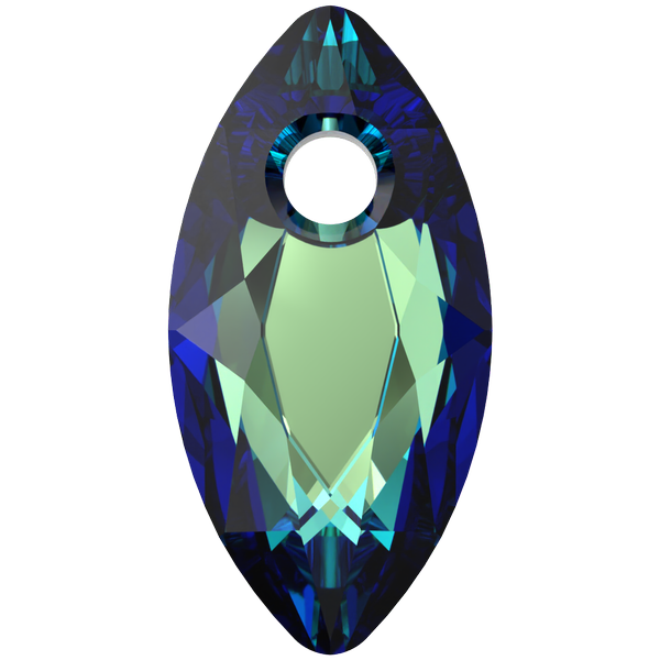 Dreamtime Crystal DC 6437 Marquise Cut Pendant Crystal Bermuda Blue